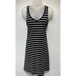 Joe Fresh dress, Black/white stripes, Size XL